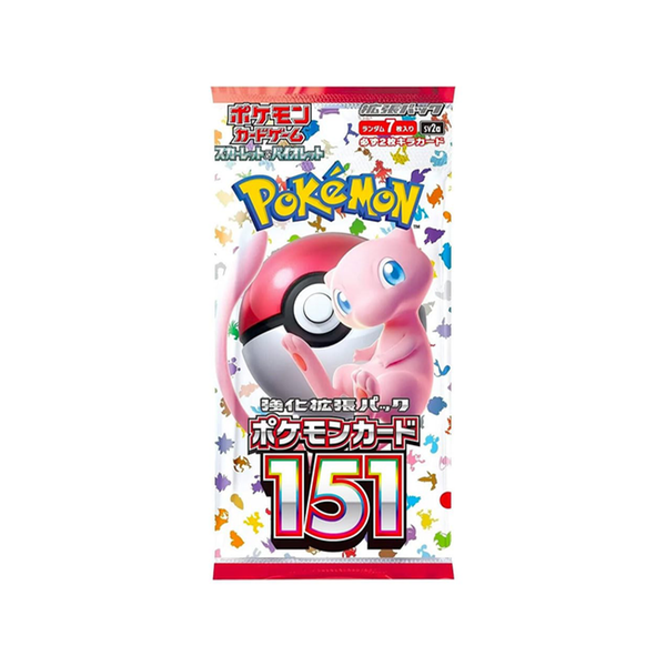 Pokemon Japanese Booster Pack Pokemon Card 151 (SV2a) - Rizo Sports