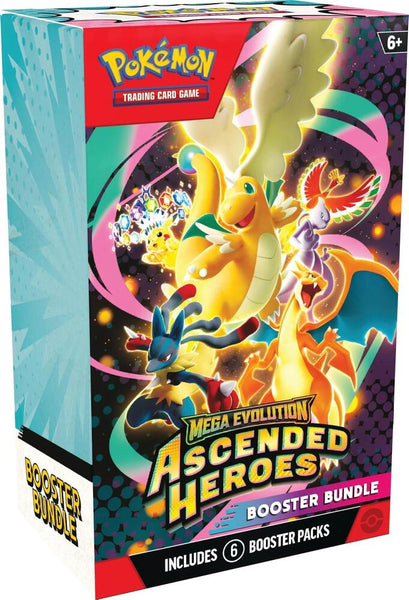 Pokemon Mega Evolution Ascended Heroes Booster Bundle - Rizo Sports