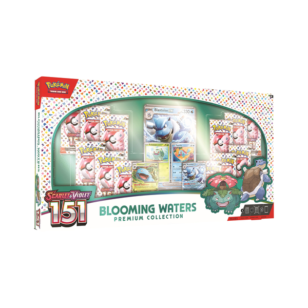 Pokemon Scarlet and Violet 151 Blooming Waters Box - Rizo Sports