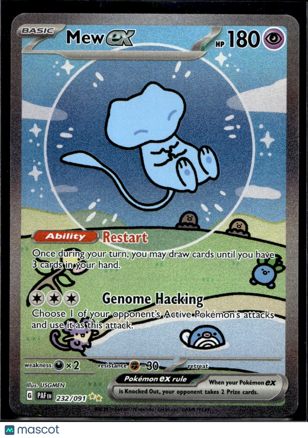 2023 SV: Paldean Fates Mew EX #232/91 Alternative Art