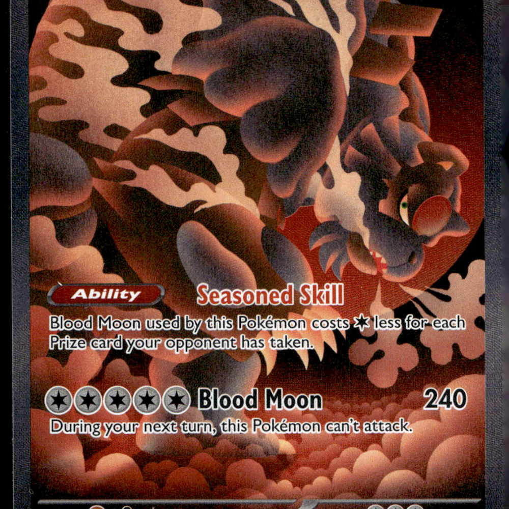 2025 Sv: Prismatic Evolutions Bloodmoon Ursaluna EX #150/162