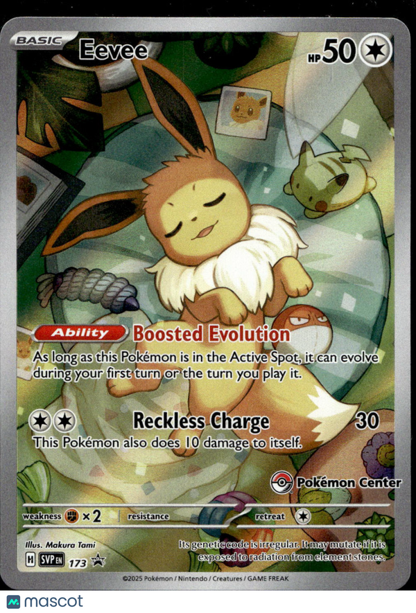2025 Pokemon Scarlet & Violet Prismatic Evolutions Eevee #173 Promo