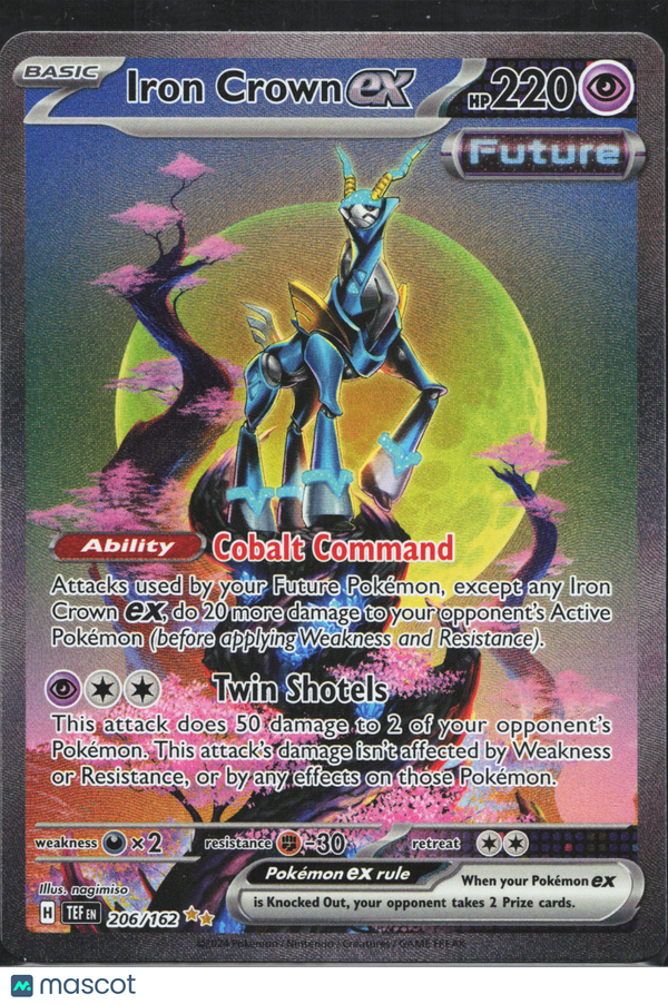 2024 Temporal Forces Iron Crown EX #206/162