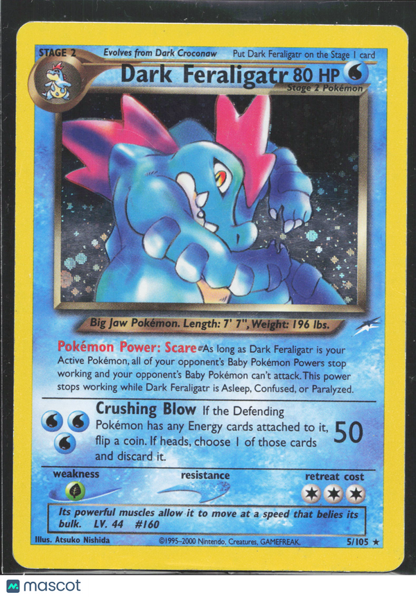 2000 Neo Destiny Dark Feraligatr #5/105