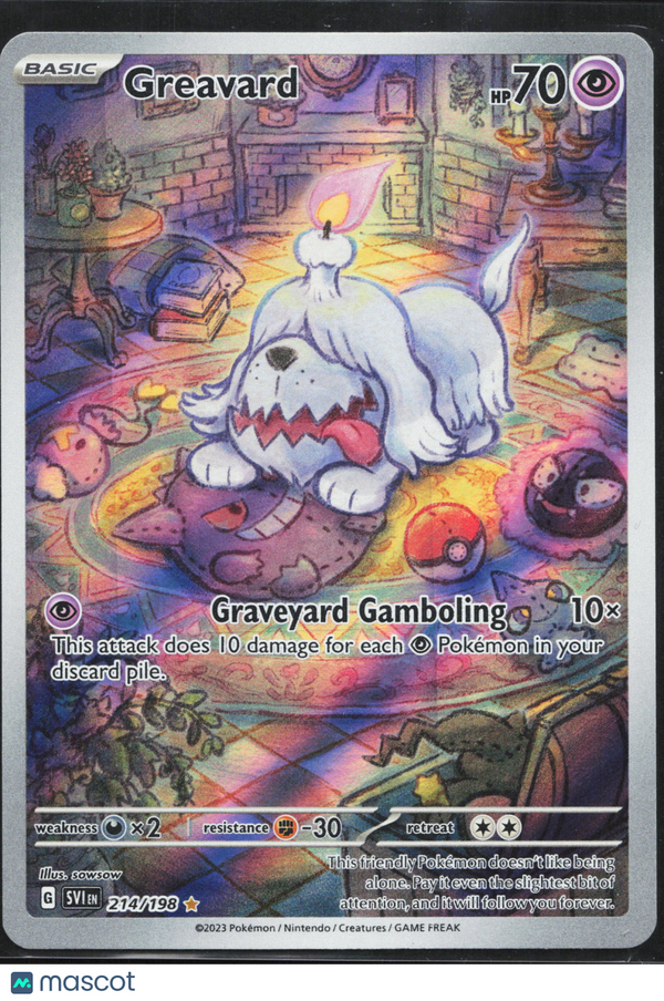 2023 Scarlet & Violet Greavard #214/198