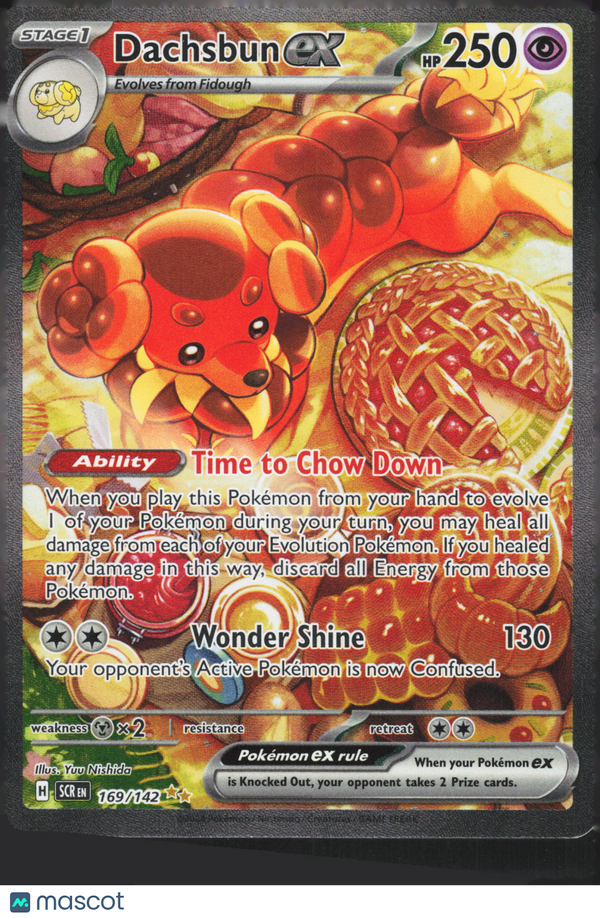 2024 Twilight Masquerade Dachsbun EX #169/142 SAR