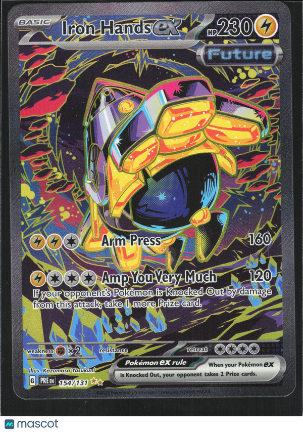 2024 Temporal Forces Iron Hands EX #154/131