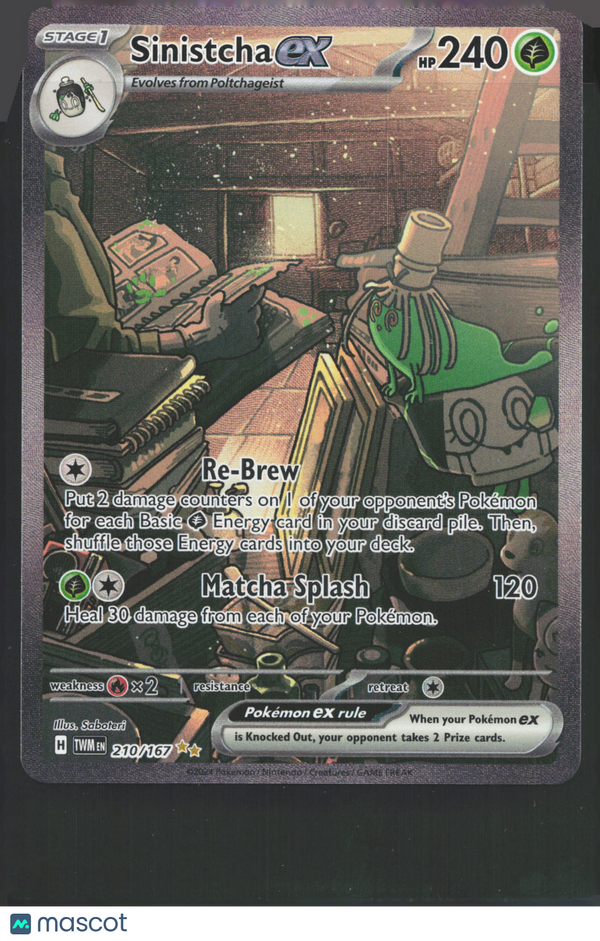 2024 Twilight Masquerade Sinistcha EX #210/167