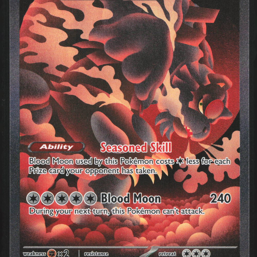 2024 Twilight Masquerade Bloodmoon Ursaluna EX #168/131