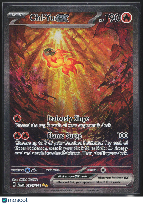 2023 Paldea Evolved Chi-Yu EX #259/193