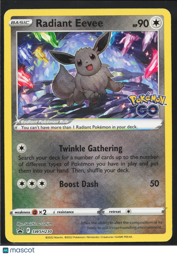 2022 Pokémon GO Radiant Eevee #SWSH230