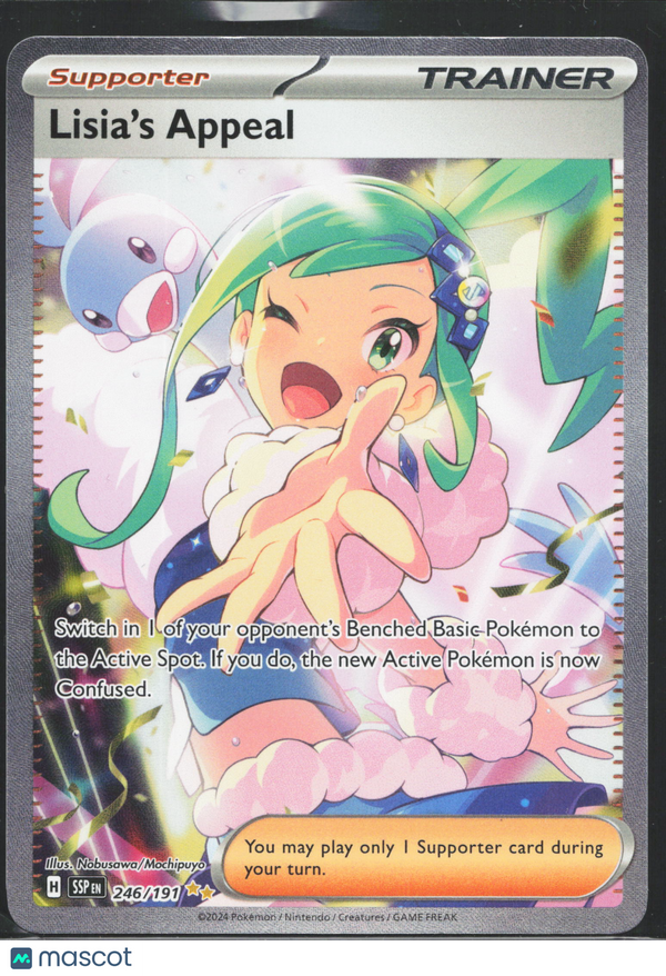 2025 Sv08: Surging Sparks Lisia's Appeal #246/191 FA