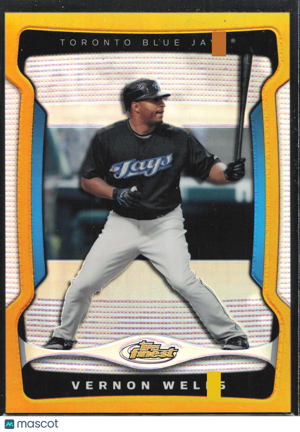 2009 Topps Finest Vernon Wells #74 Gold