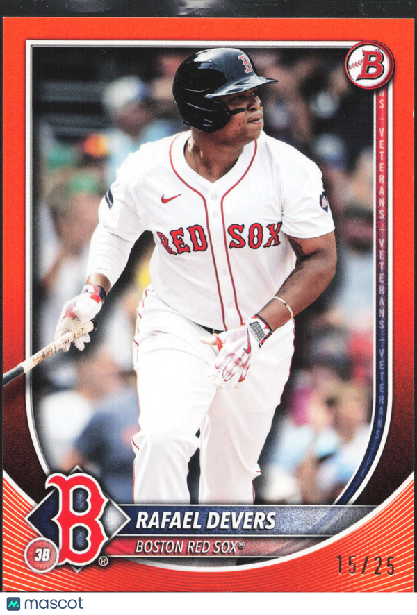 2025 Topps Bowman Rafael Devers #10 Orange