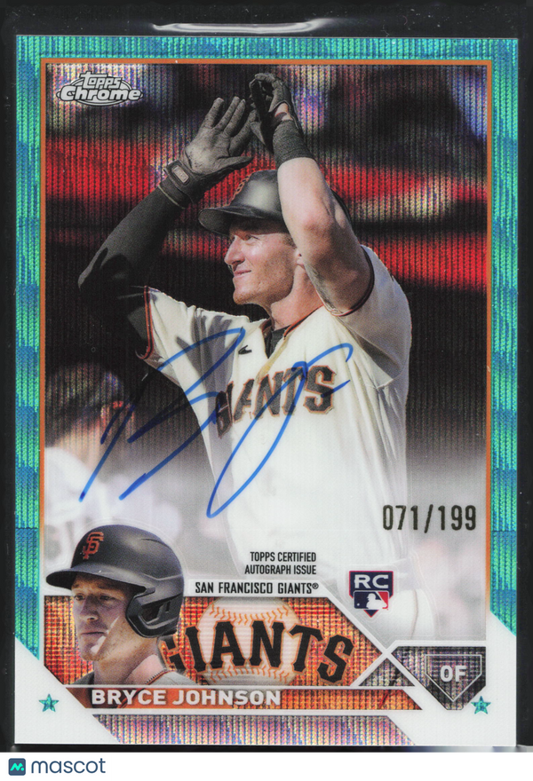 2023 Topps Chrome Bryce Johnson #RA-BJ