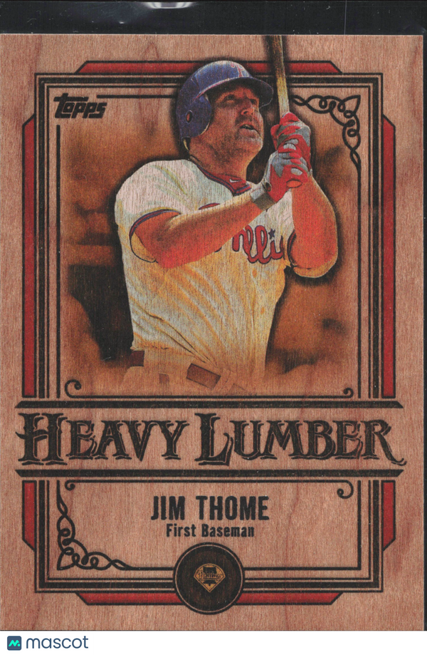 2025 Topps Heavy Lumber Jim Thome #HL-39