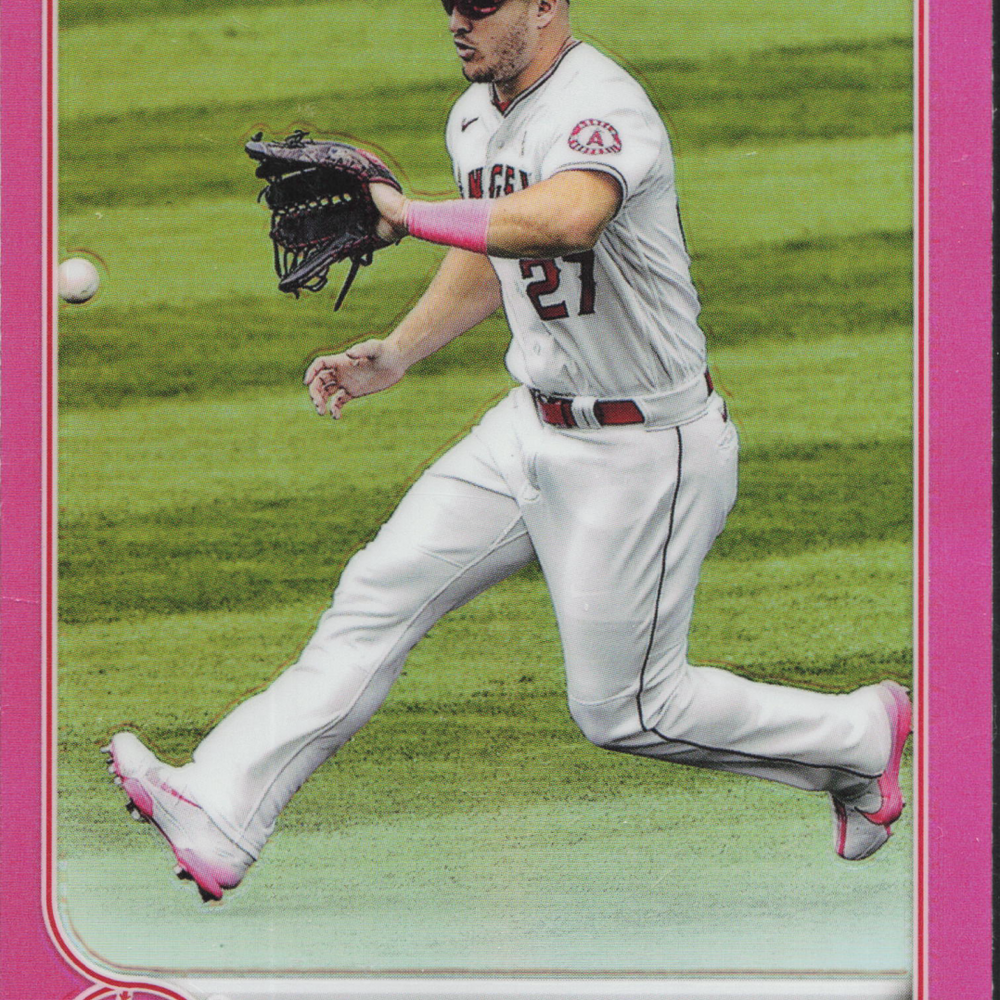 2022 Topps Chrome Mike Trout #200 Pink Refractor