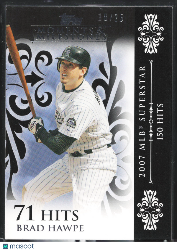 2008 Topps Moments & Milestones Brad Hawpe #101