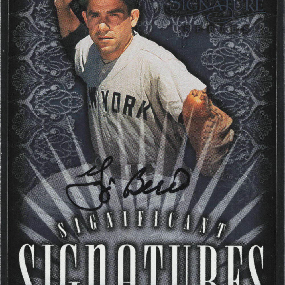 1998 Donruss Classics Significant Signatures Yogi Berra