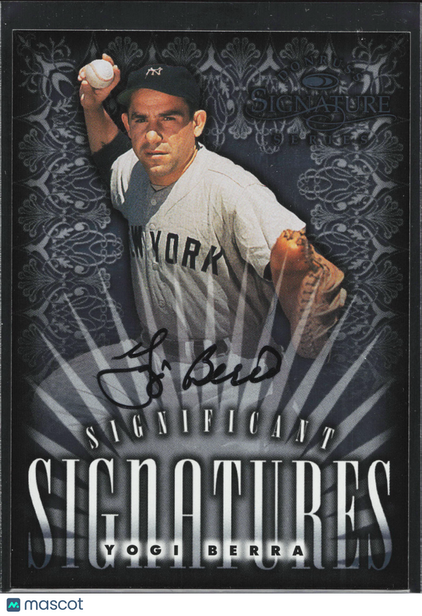 1998 Donruss Classics Significant Signatures Yogi Berra