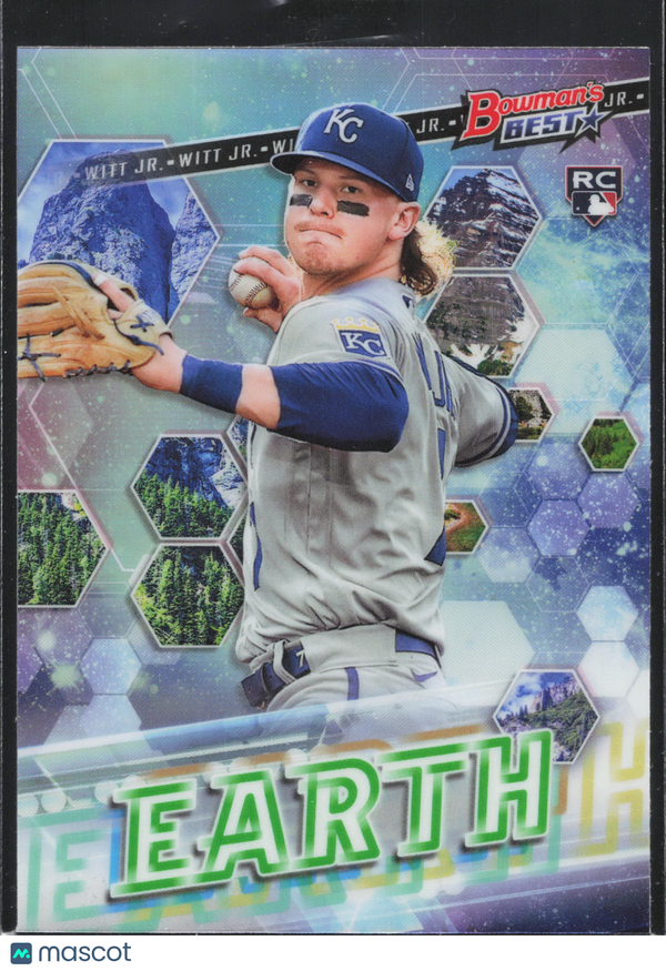 2022 Bowman's Best Elements of Excellence Bobby Witt Jr. #EE-1 Earth