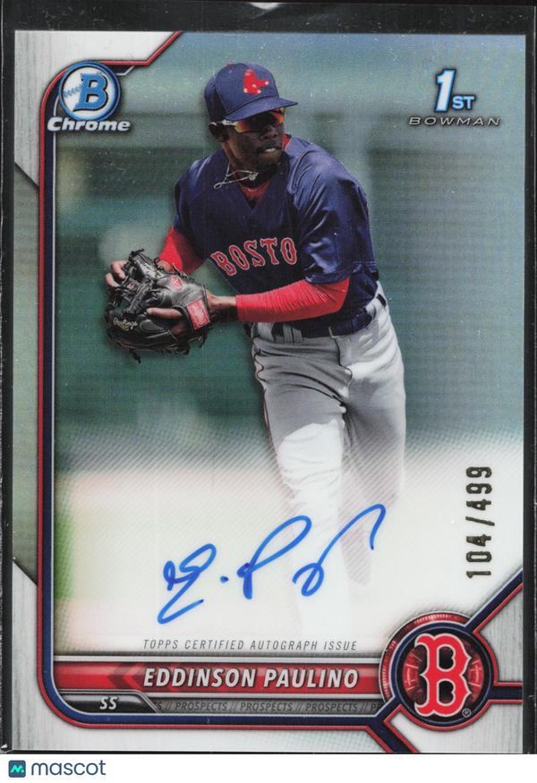 2022 Bowman Chrome Eddinson Paulino #CPA-EP Refractor