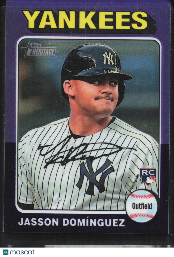 2024 Topps Heritage Jasson Domínguez #399