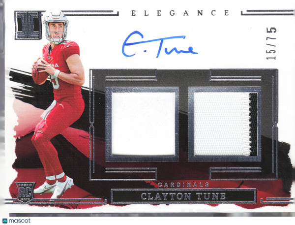 2023 Panini Impeccable Football Clayton Tune #6