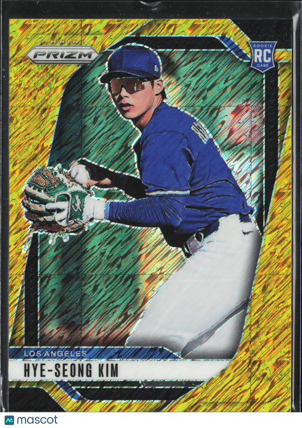 2025 Panini Prizm Baseball Hye-Seong Kim #72 Gold Shimmer