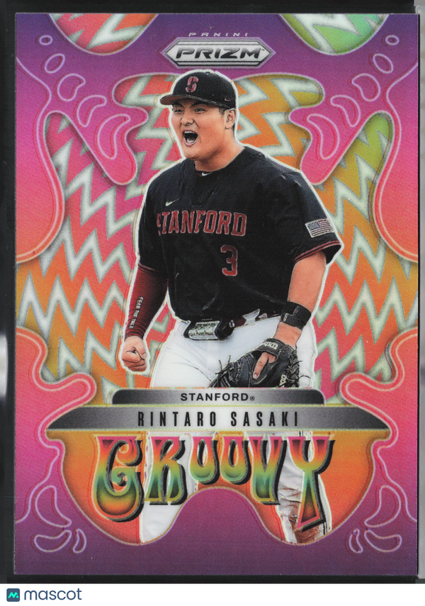 2025 Panini Prizm Groovy Rintaro Sasaki #8 Groovy