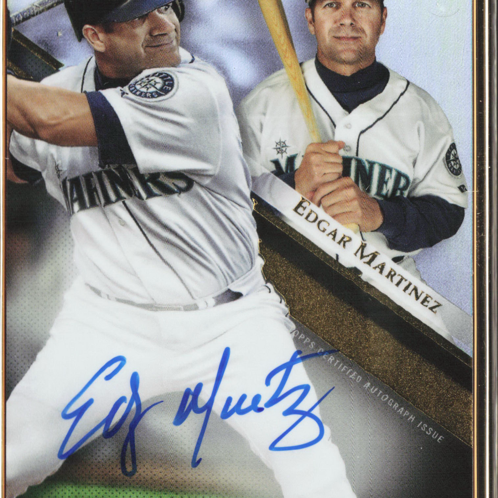 2019 Topps Gold Label Edgar Martinez #GLA-EM Framed Autograph