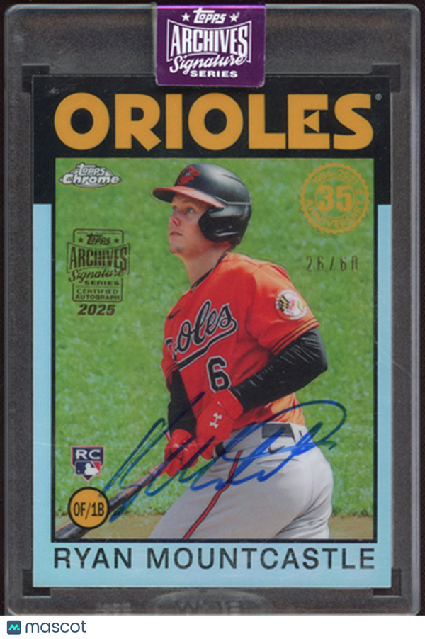 2021 Topps Chrome Ryan Mountcastle