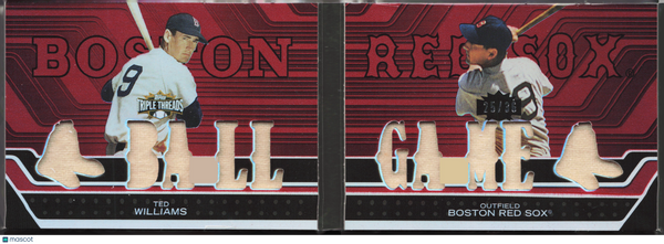 2008 Topps Triple Threads Ted Williams Booklet