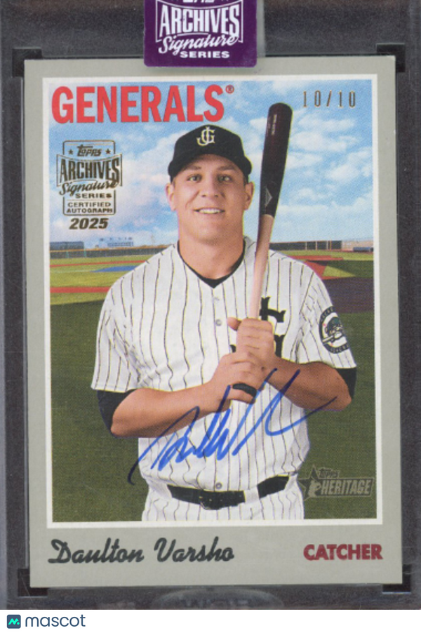 2019 Topps Heritage Minors Daulton Varsho #13