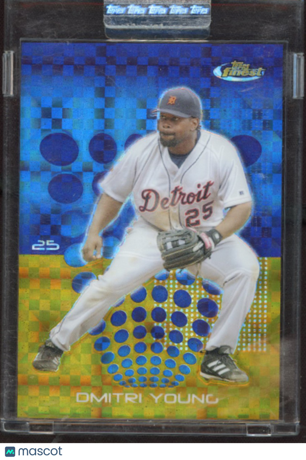 2004 Topps Finest Dmitri Young #56 X-Fractor