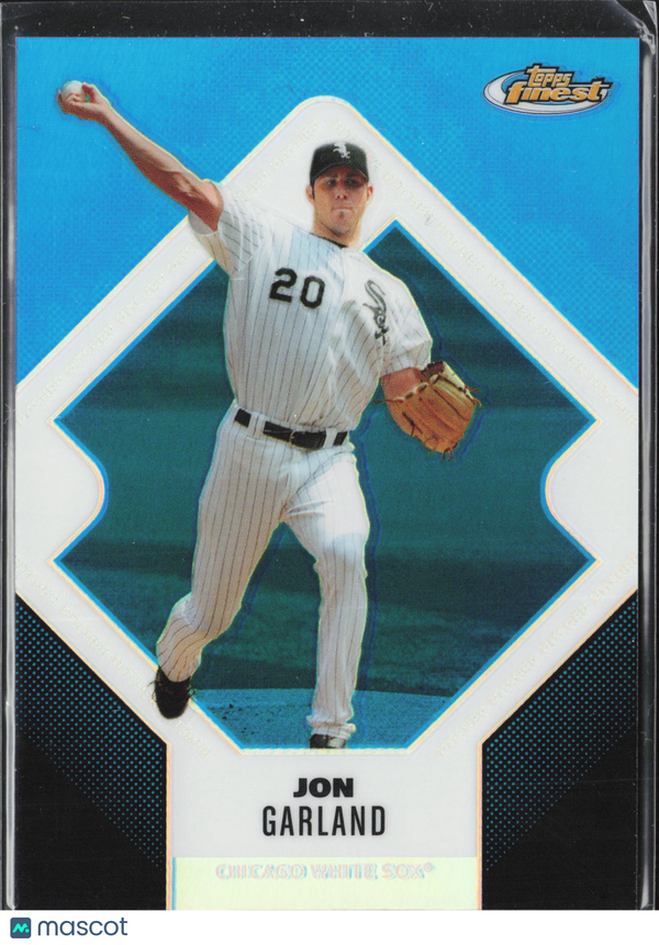 2006 Topps Finest Jon Garland #68 Refractor