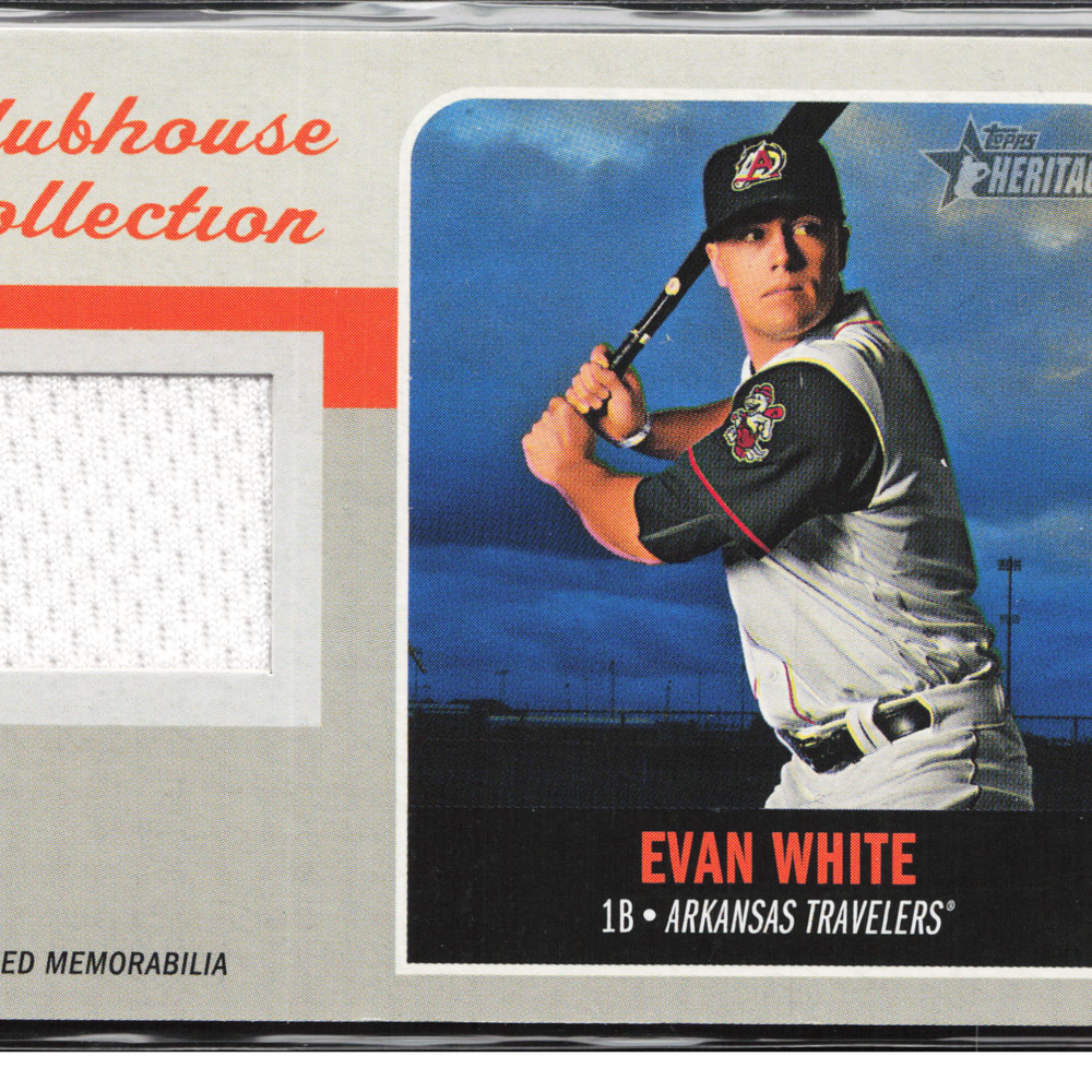 2019 Topps Heritage Minor League Baseball Evan White #CCR-EW