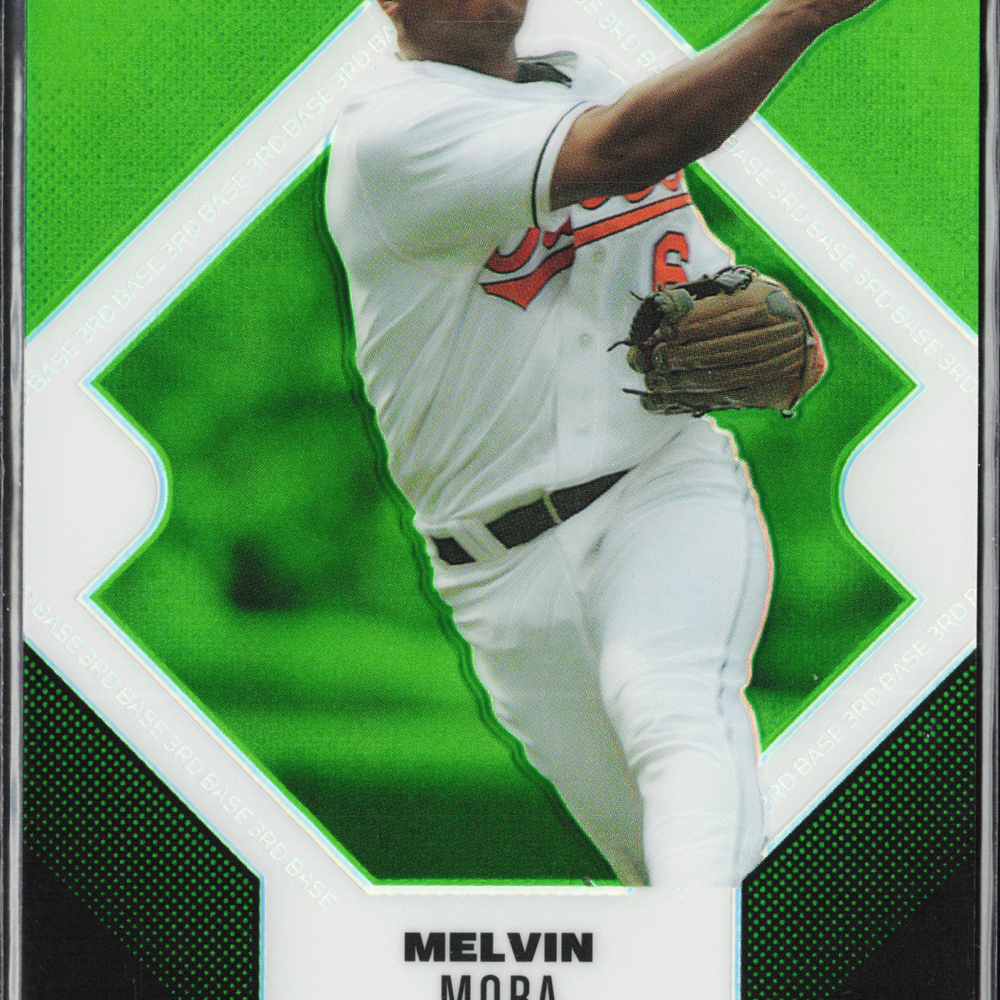2006 Topps Finest Melvin Mora #104 Green Refractor