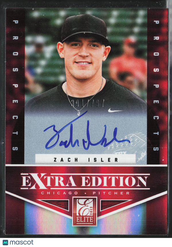 2012 Panini Elite Extra Edition Zach Isler #177