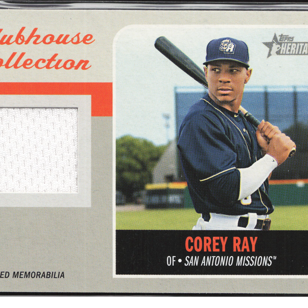 2019 Topps Heritage Minor League Corey Ray #CCR-CR