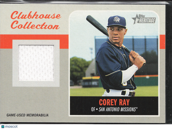 2019 Topps Heritage Minor League Corey Ray #CCR-CR