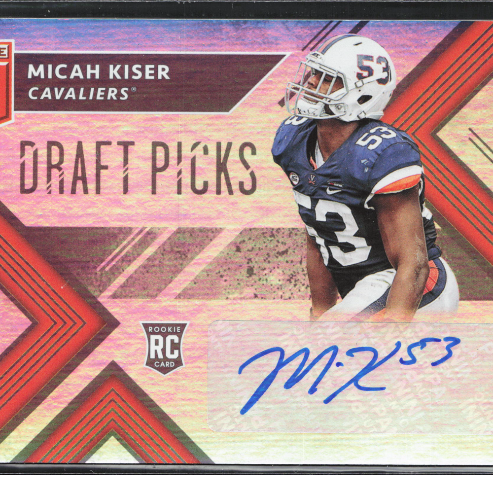 2018 Panini Elite Draft Picks Micah Kiser #248 Draft Picks