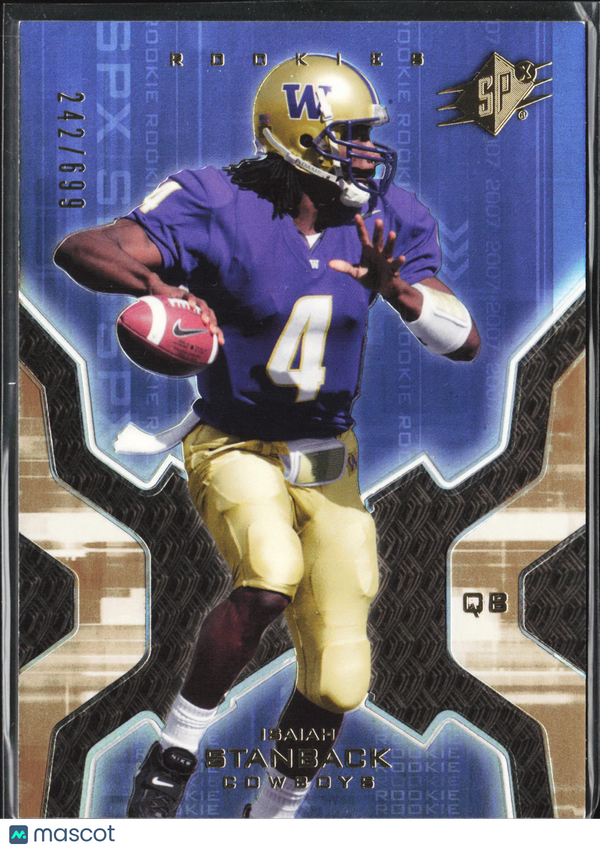2007 Upper Deck SPx Football Isaiah Stanback #147