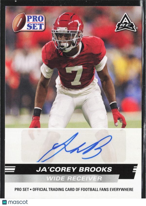 2022 Leaf Pro Set Ja'Corey Brooks #PSA-JCB