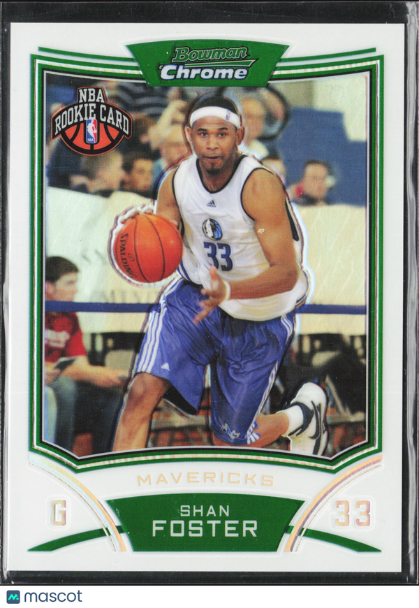 2008 Bowman Chrome Shan Foster #147 Refractor