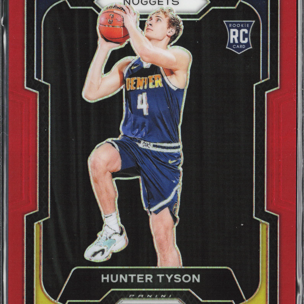 2023 Panini Prizm Basketball Hunter Tyson #171 Prizm Red