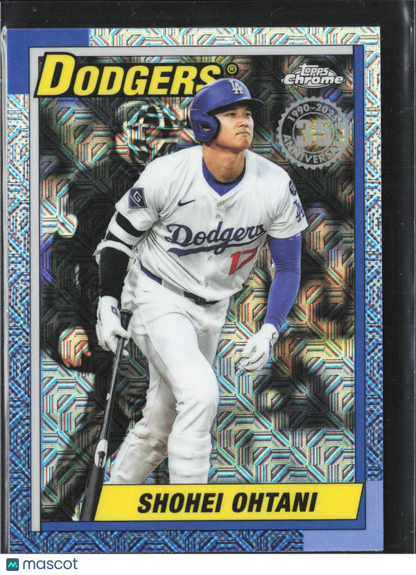 2025 Topps Chrome 1990 Shohei Ohtani #U90C-26 Mojo Refractor