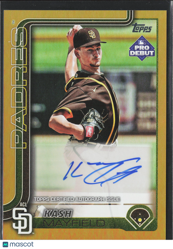 2025 Topps Pro Debut Kash Mayfield #PD-129 Gold