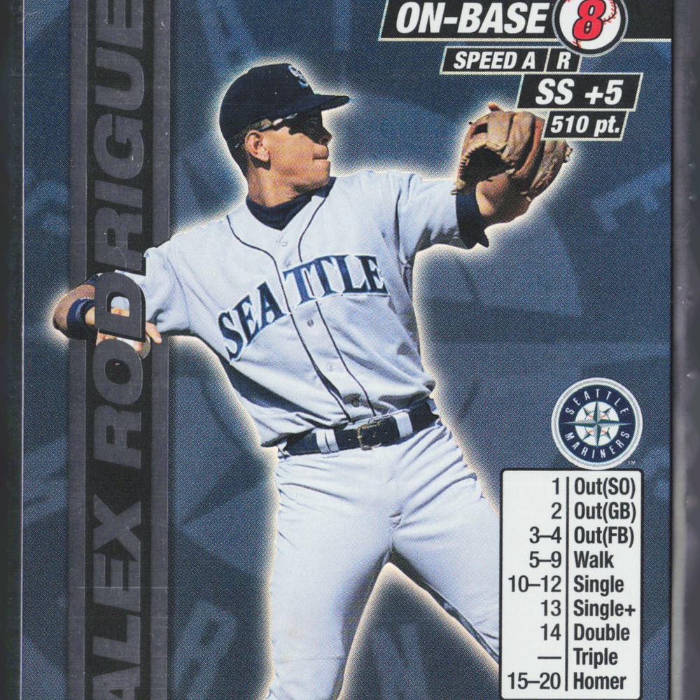 2000 MLB Showdown Alex Rodriguez
