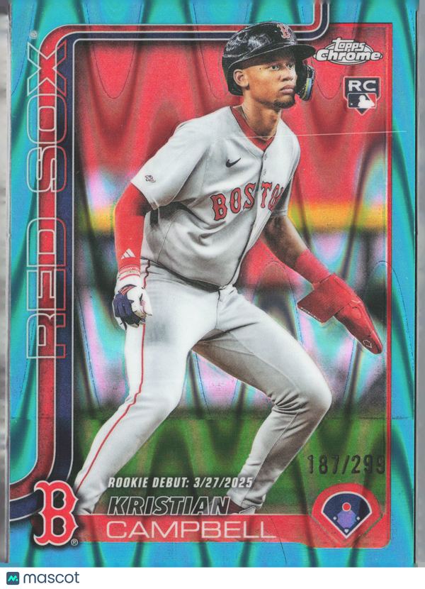 2025 Topps Chrome Update Series Kristian Campbell #USC188